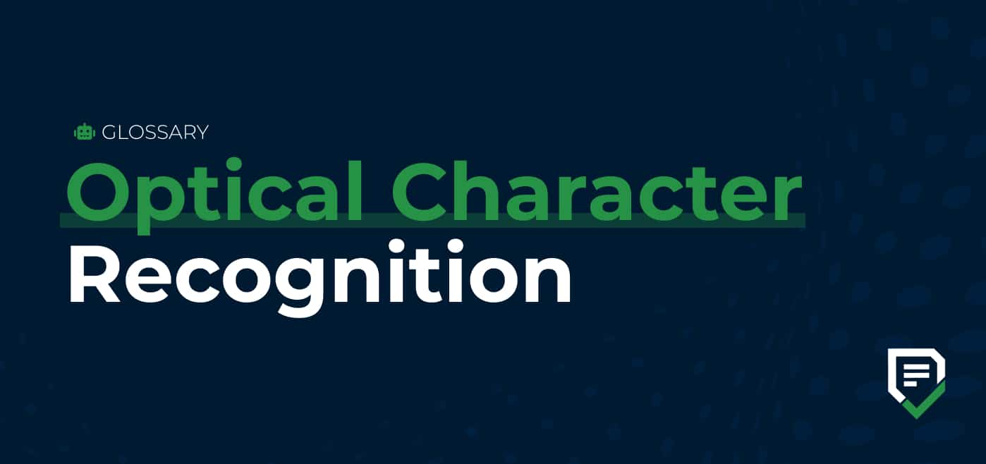 glossary cover image for optical character recognition in accounting