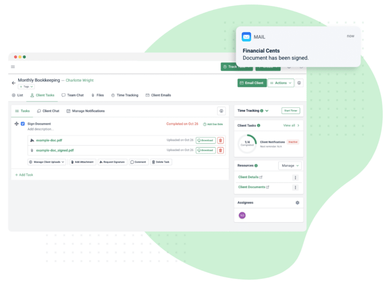 Reduce turnaround times with instant notifications and real time status updates on all signature requests 1 768x570 1