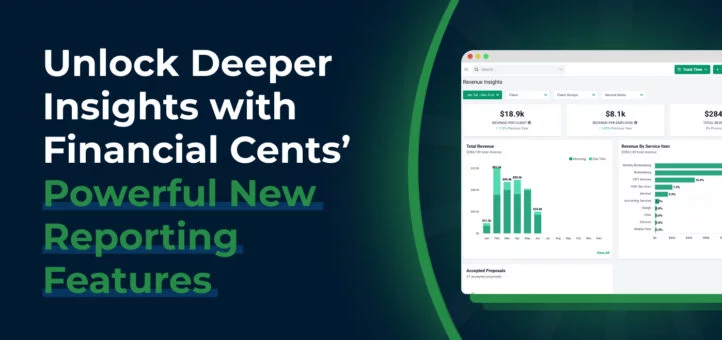 announcement cover image for Financial Cents new reporting features