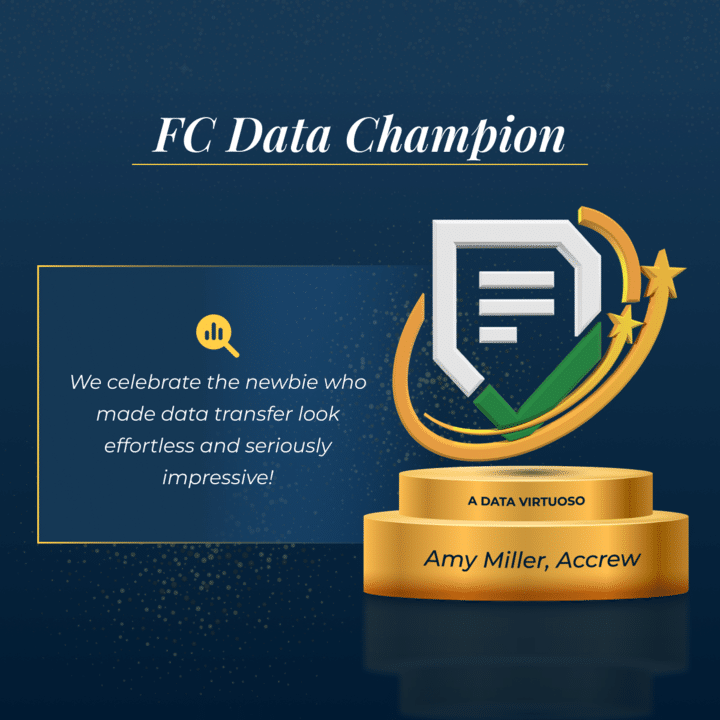 FC Data Champion: Amy Miller, Accrew