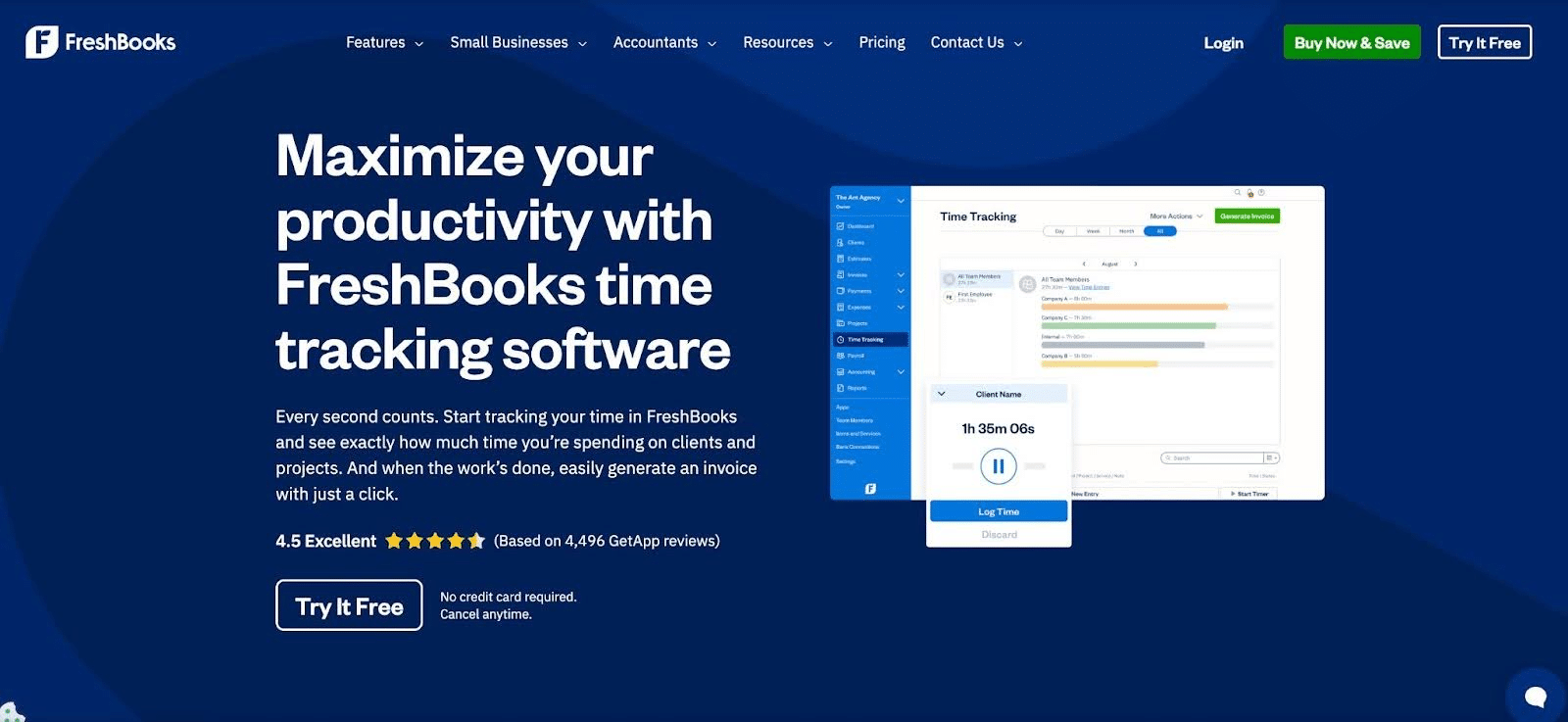 accounting time tracking and billing software