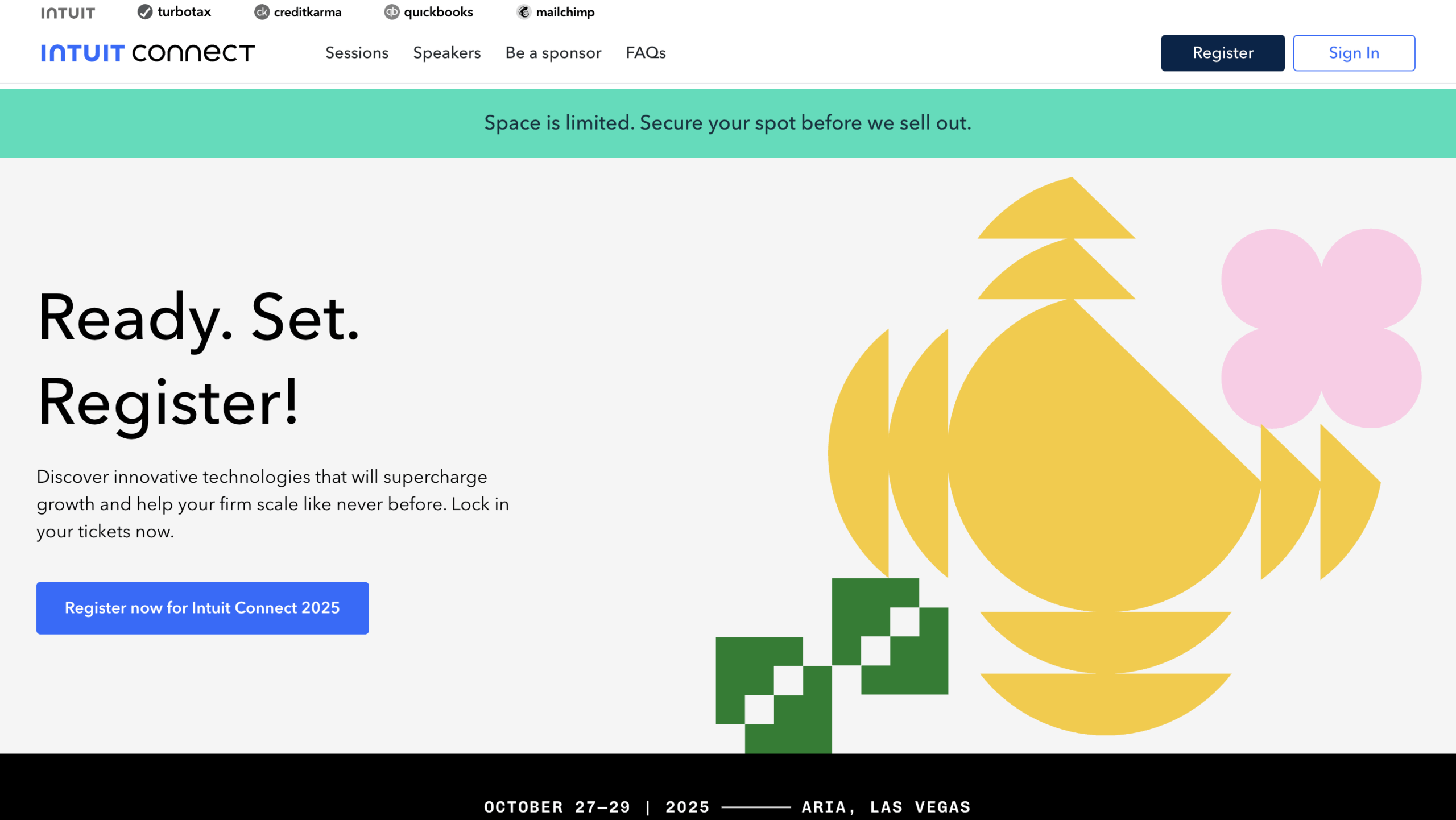 updated Intuit connect accounting conference website snapshot