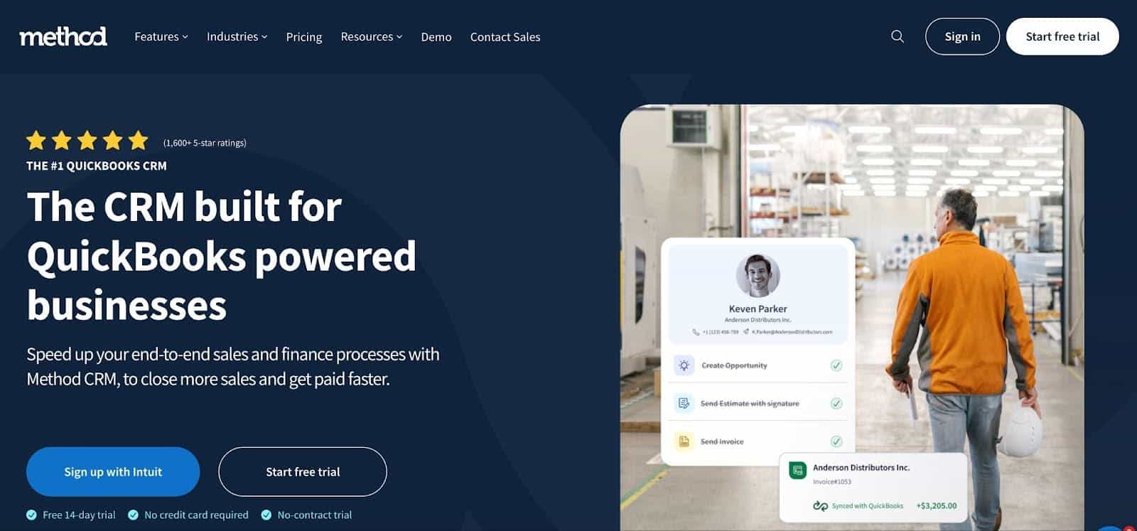 Method CRM for QuickBooks