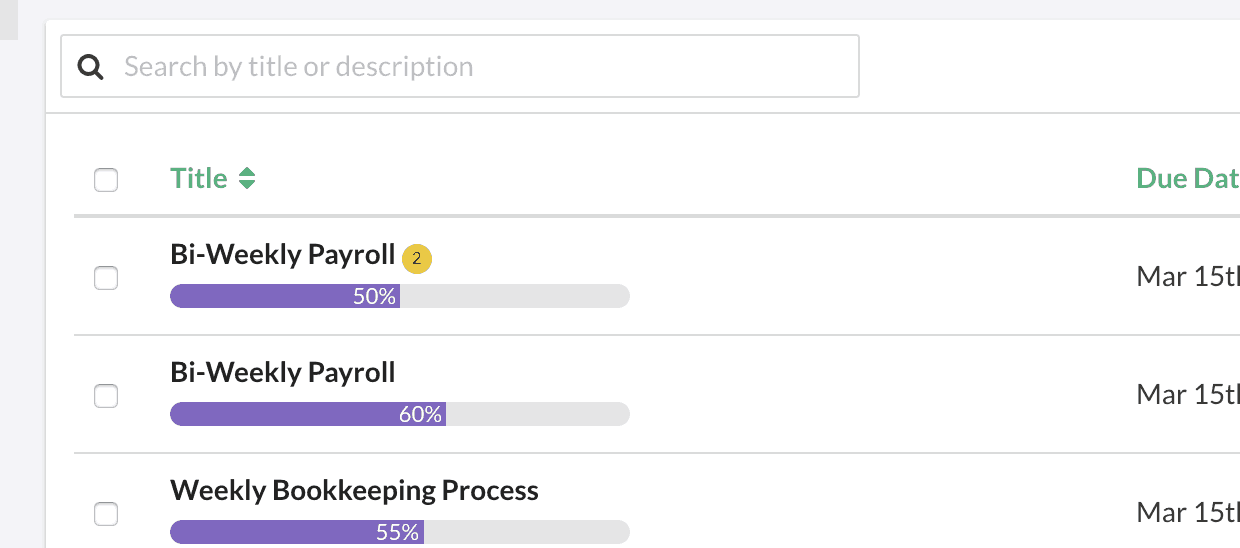 bookkeeping workflow