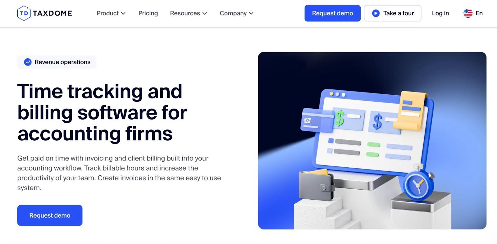 taxdome time tracking and billing