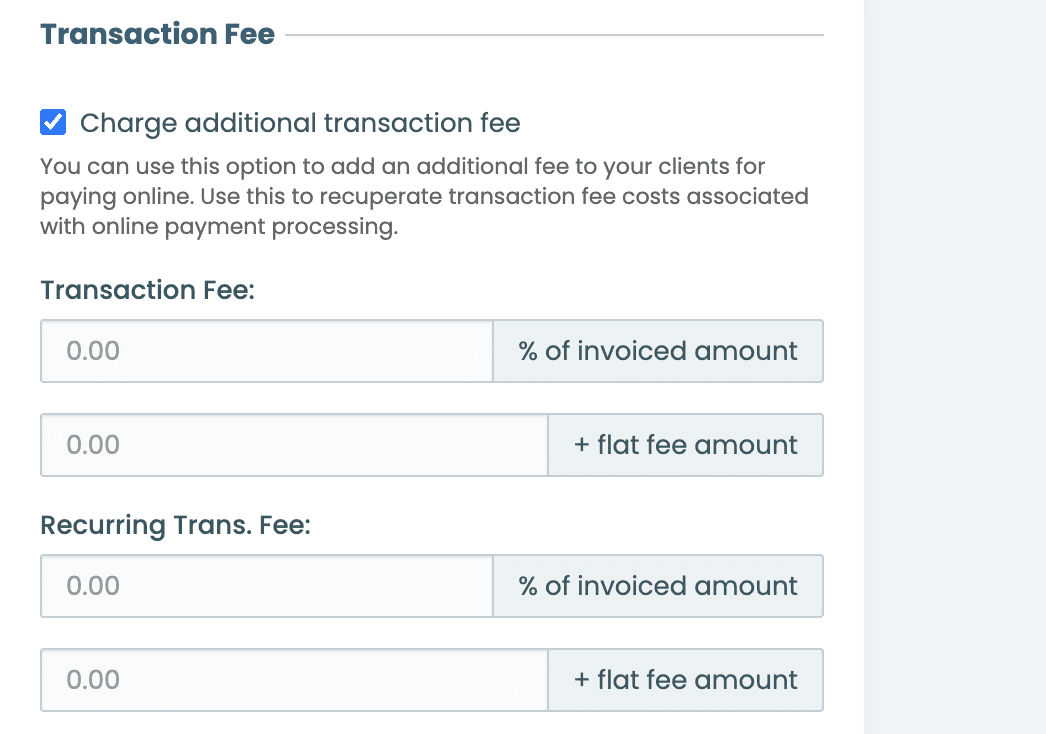 an overview of Clientary billing feature