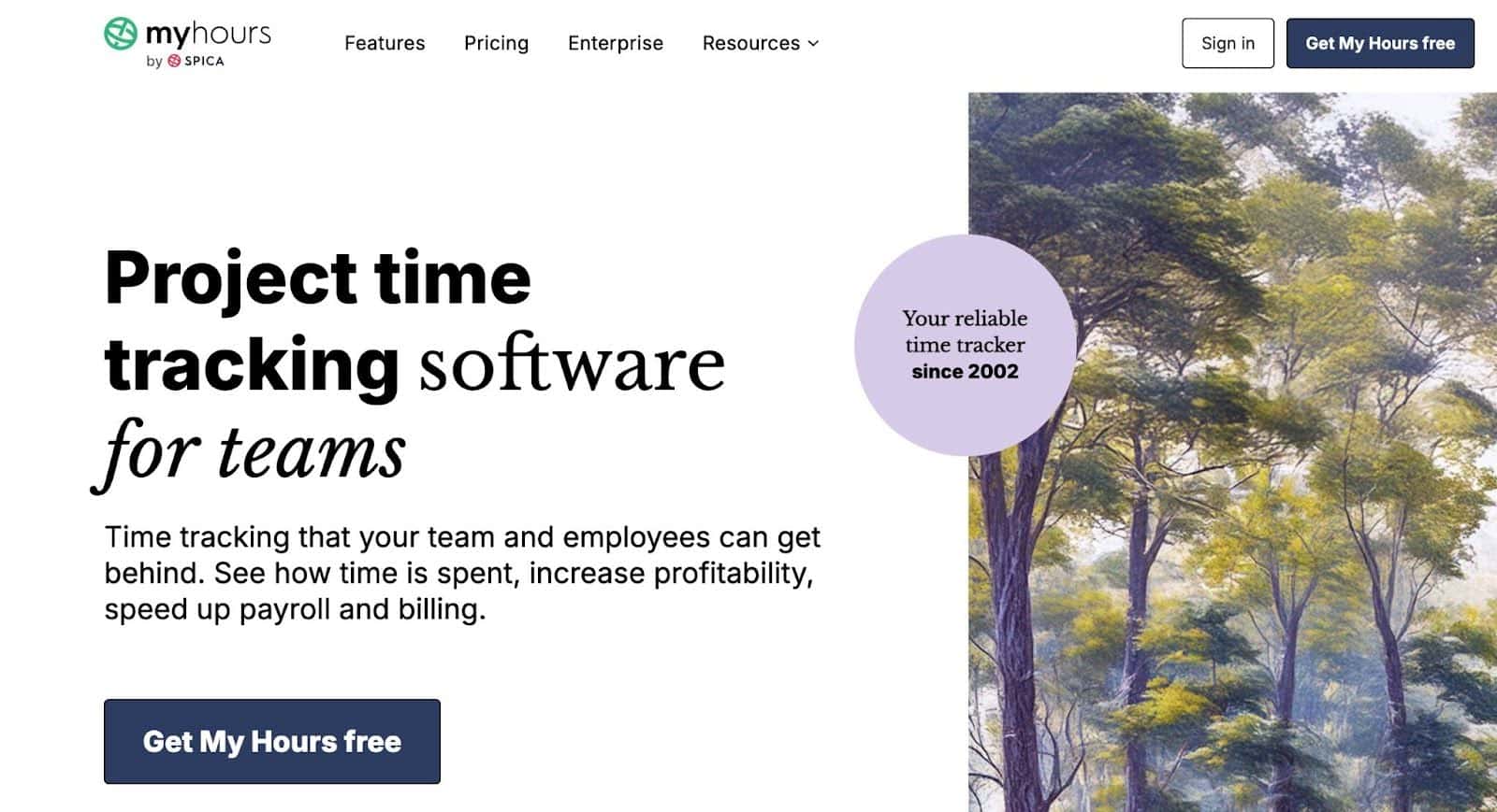 my hours project time tracking software for accounting teams