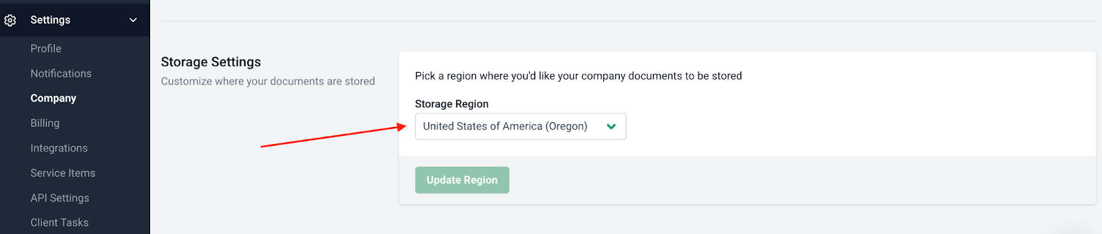 multi country data storage to store client info