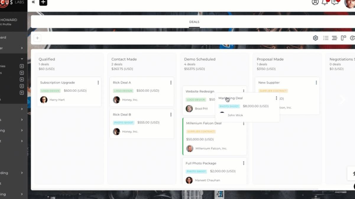 suitdash dashboard