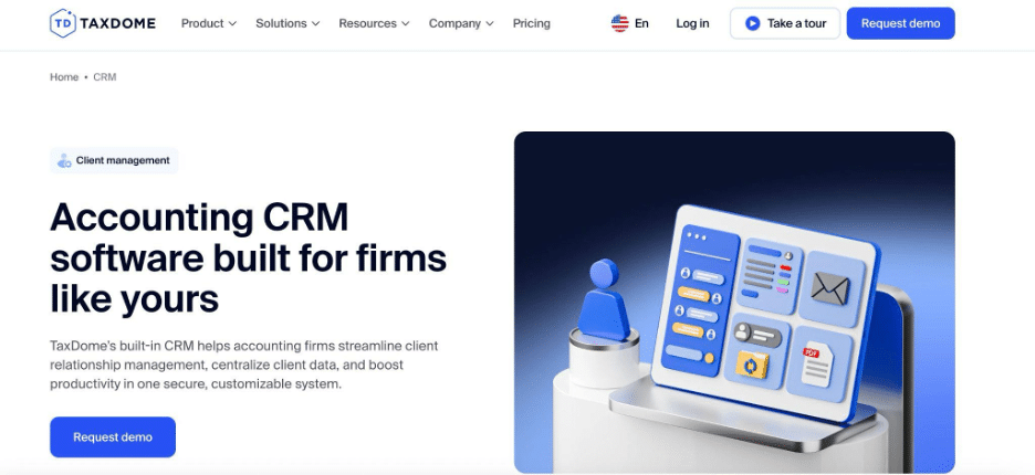 Canopy contact list with client records and portal options