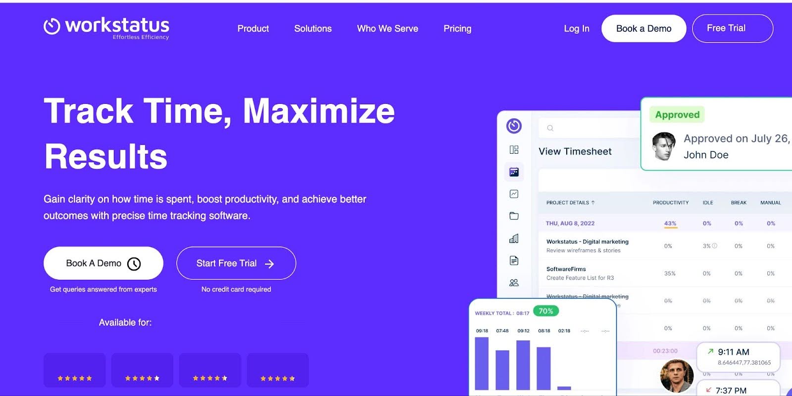 workstatus time tracking software