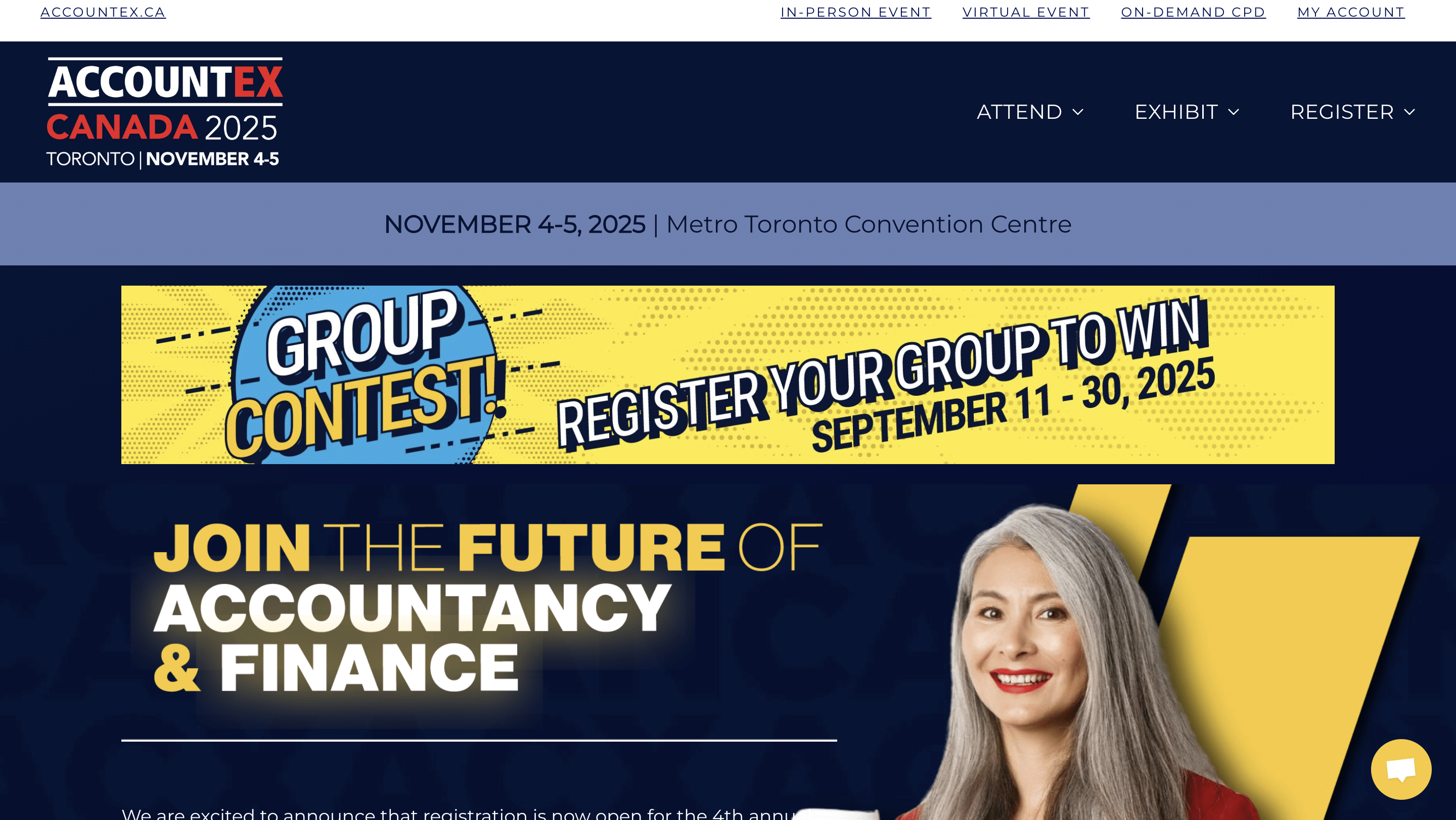 updated banner Accountex Canada conference 2025