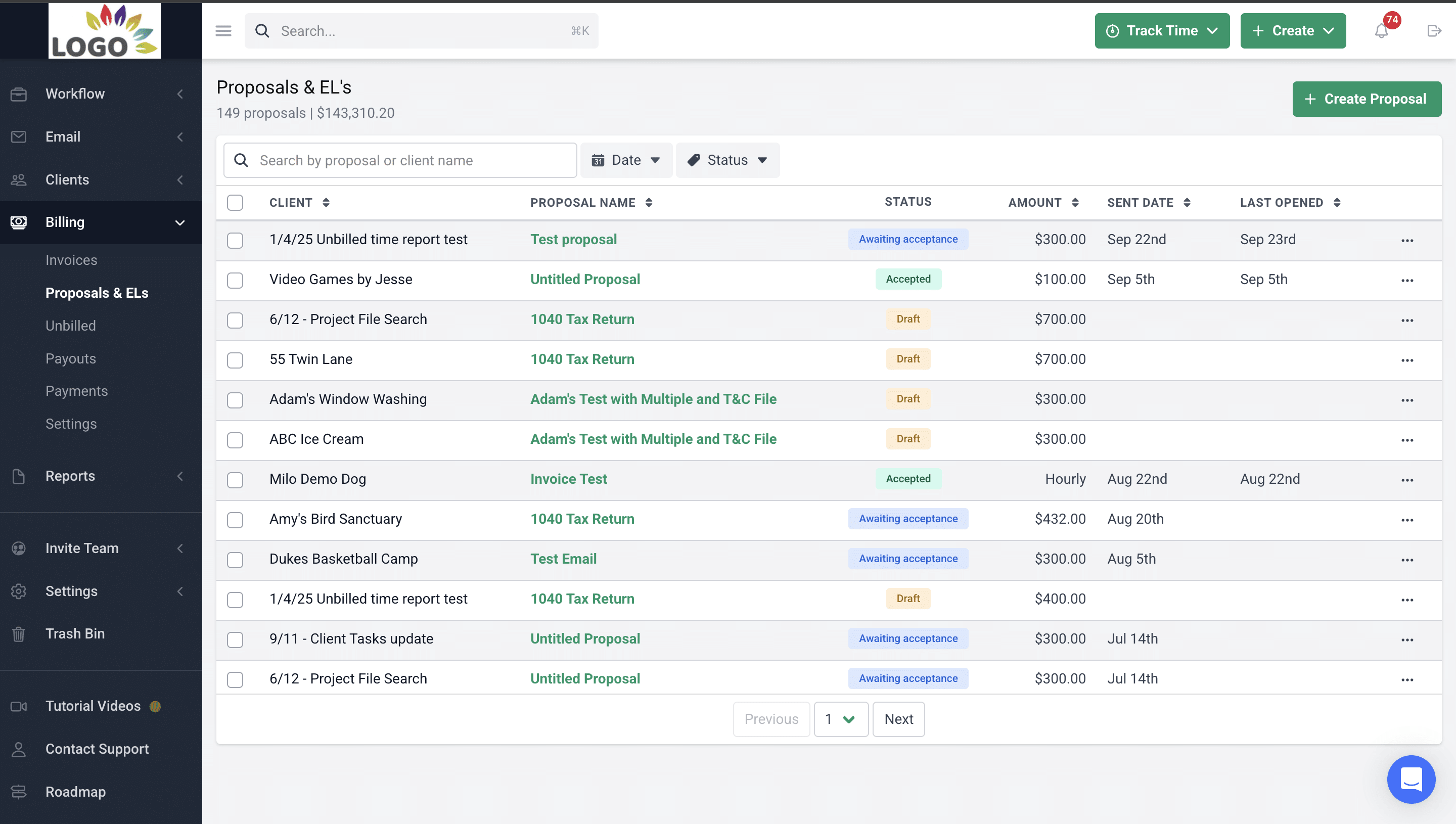 an overview of Financial Cents proposal tool