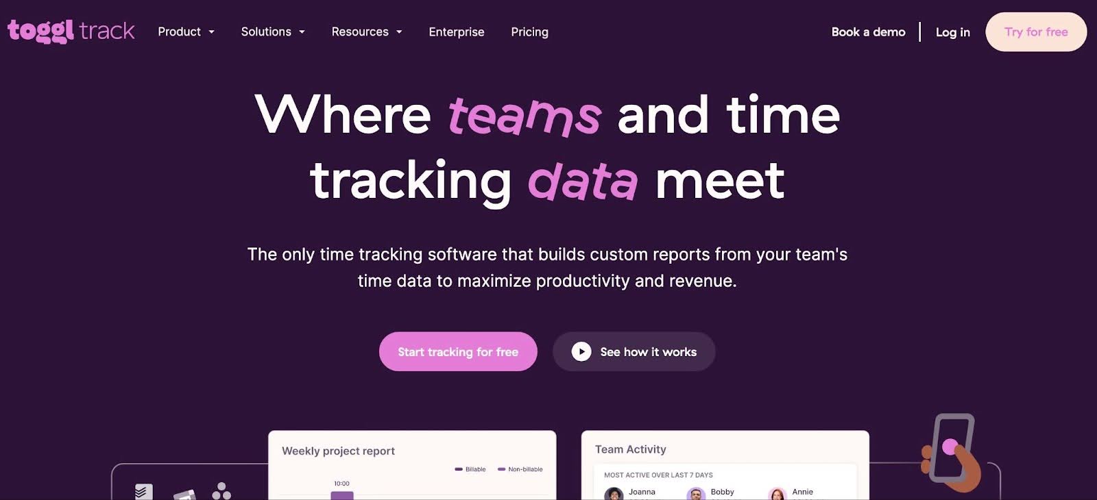 toggl track time tracking