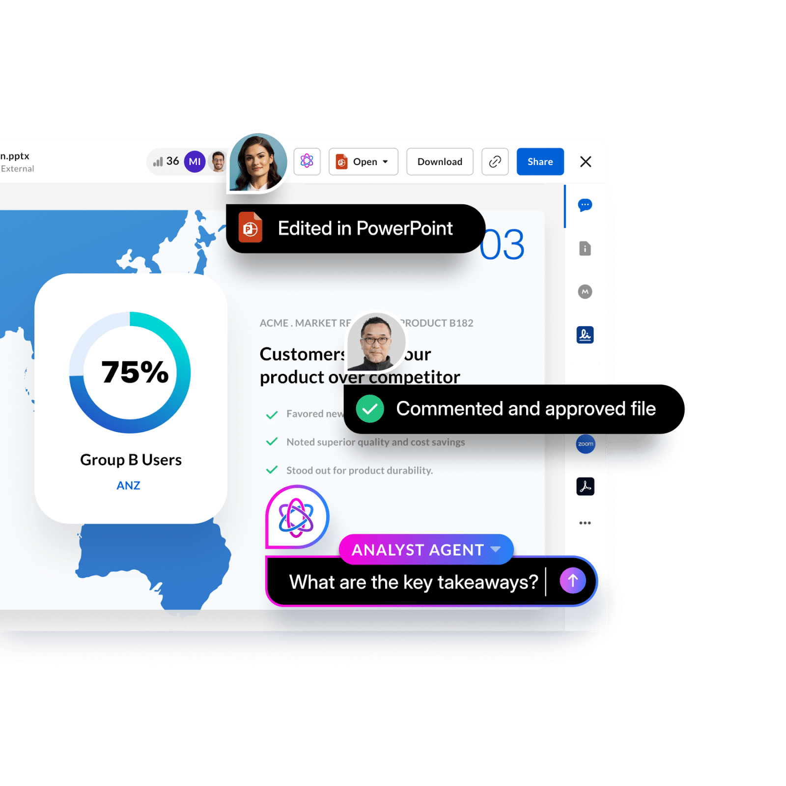box activity interface