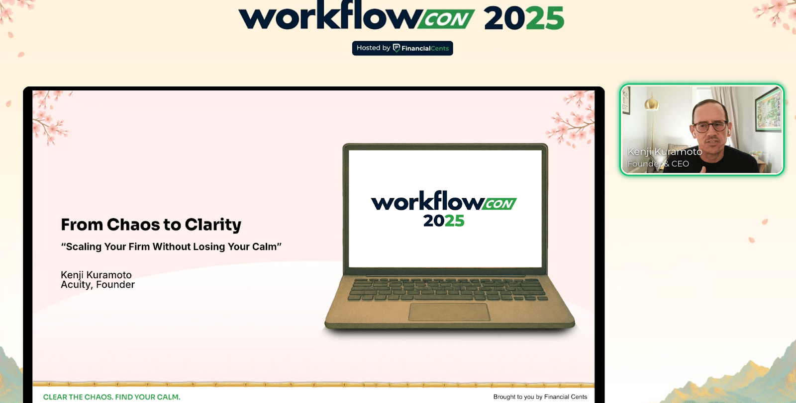 Day 1 Keynote Speaker Session with Keni Kuramoto, founder of Acuity