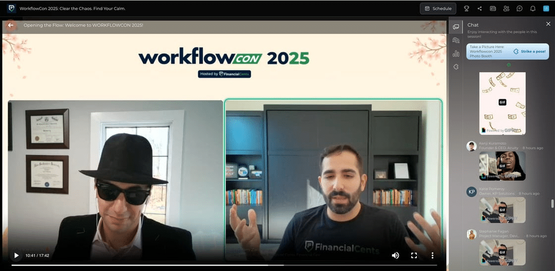 WorkflowCon 2025 - Yuri and Shahram Zarshenas, co-founder of Financial Cents