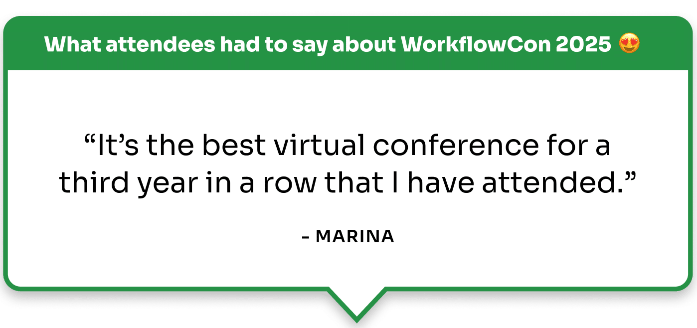 WorkflowCon 2025 Attendees Comments 3