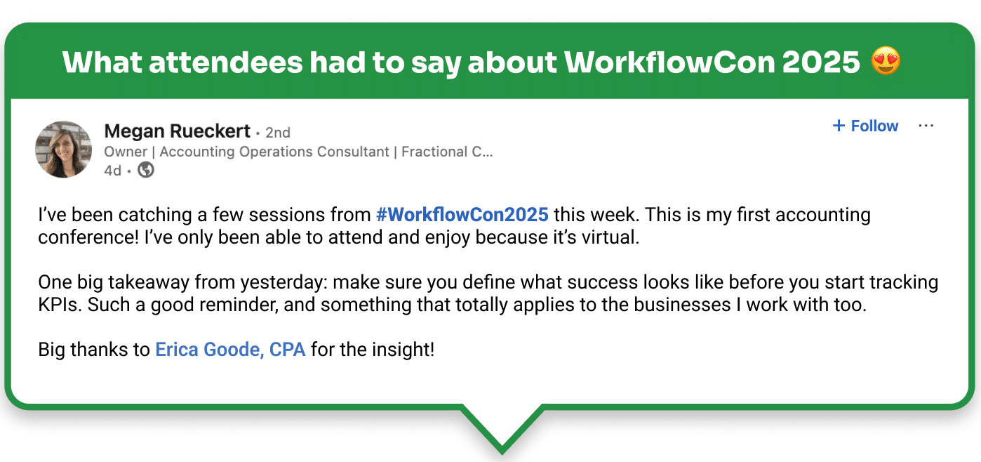Megan Rueckert's Feedback about WorkflowCon 2025