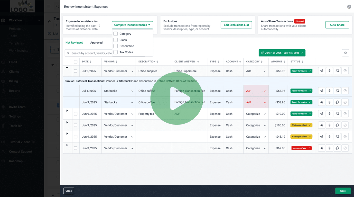 month end close play