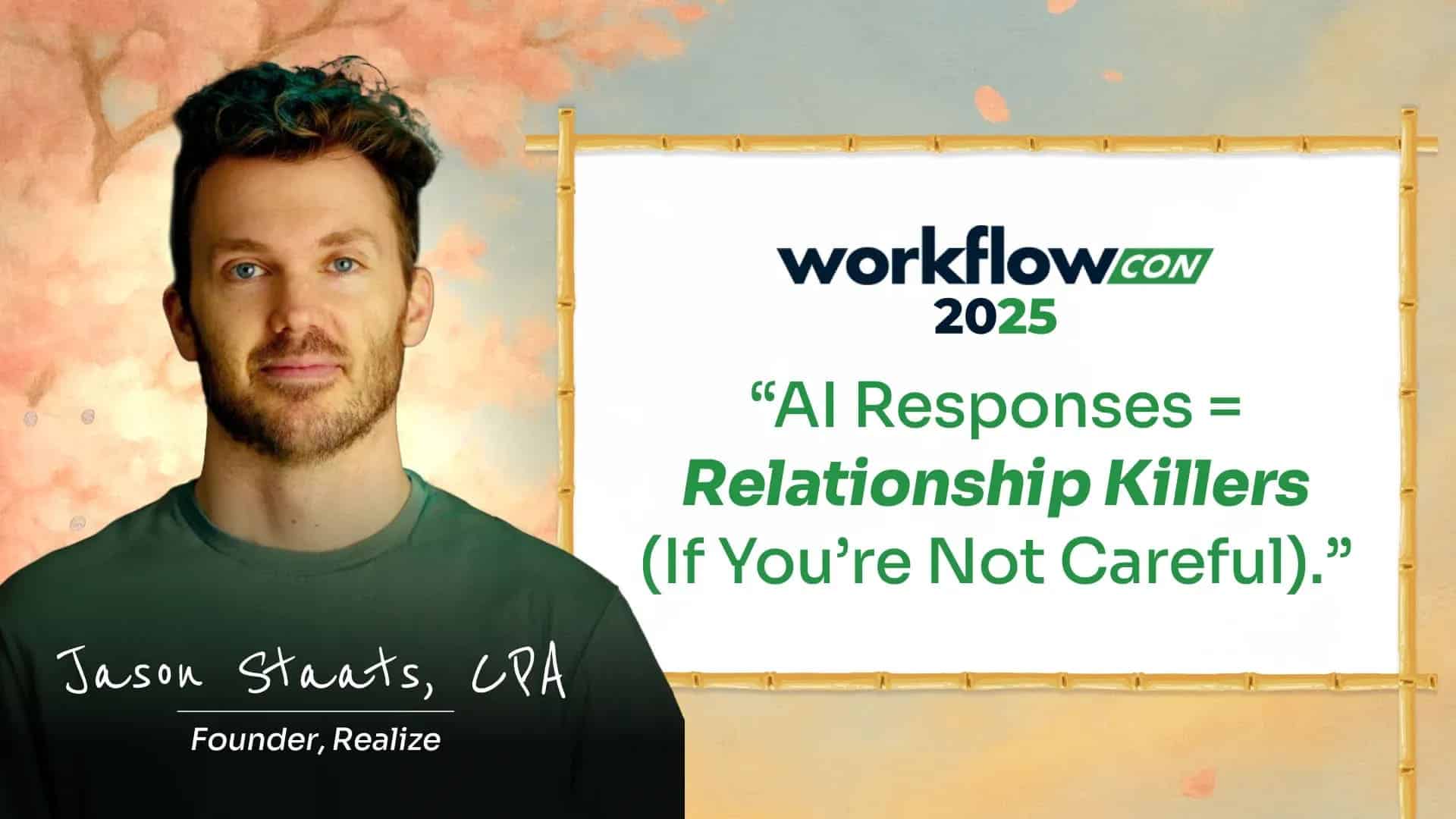 Smarter Client Communication with AI WorkflowCon 2025 sesion cover