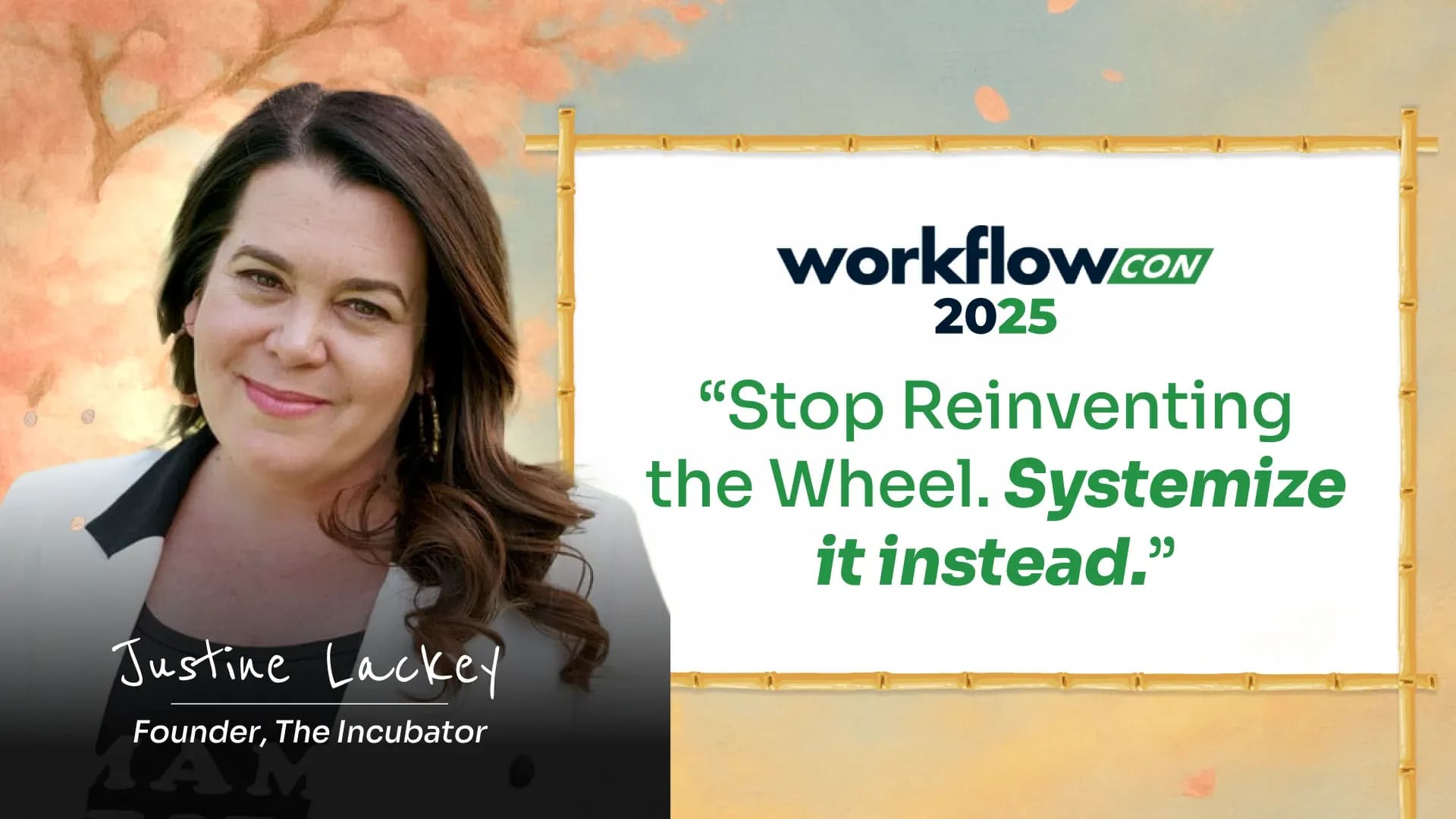 Standardizing Processes Across the Firm WorkflowCon 2025 session cover