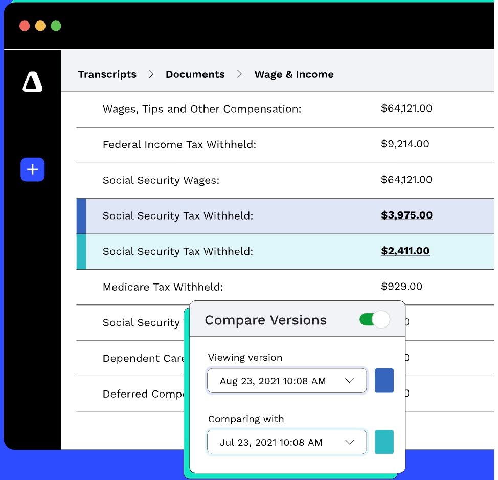 Canopy's transcripts feature