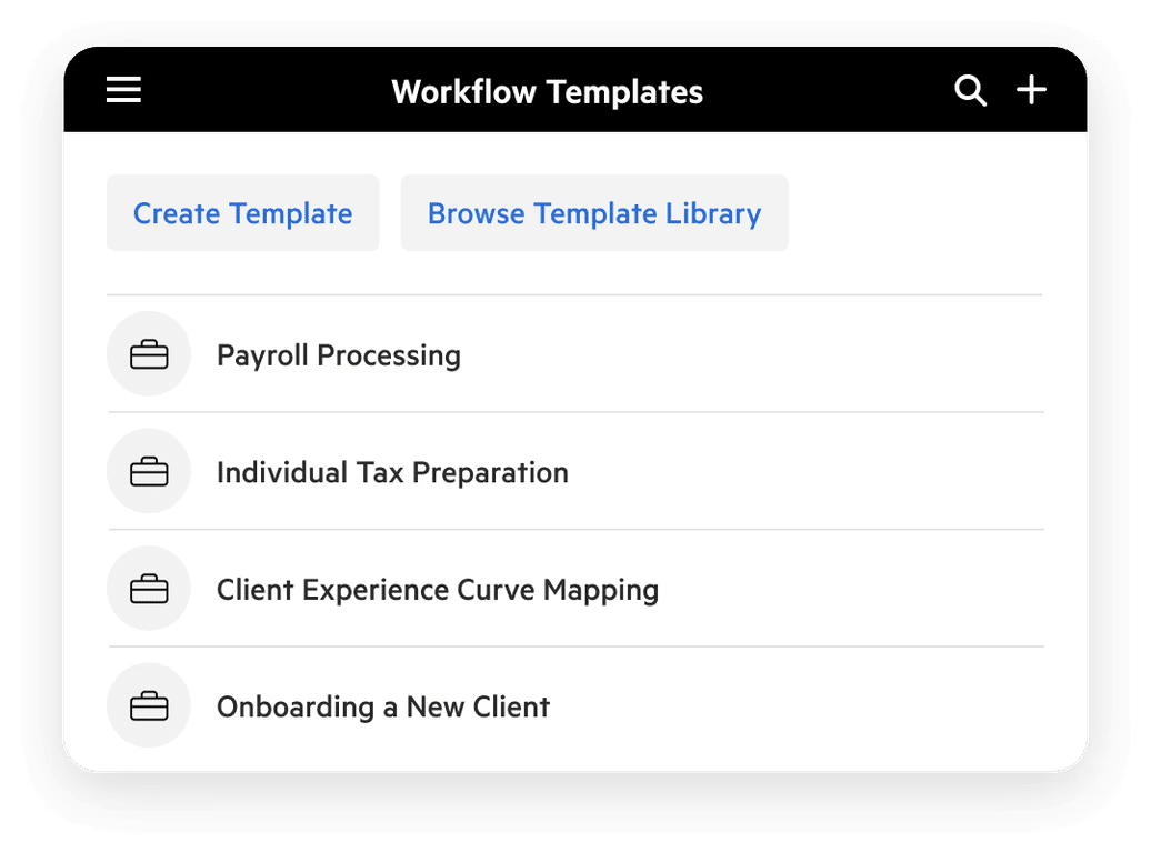 Karbon's workflow templates