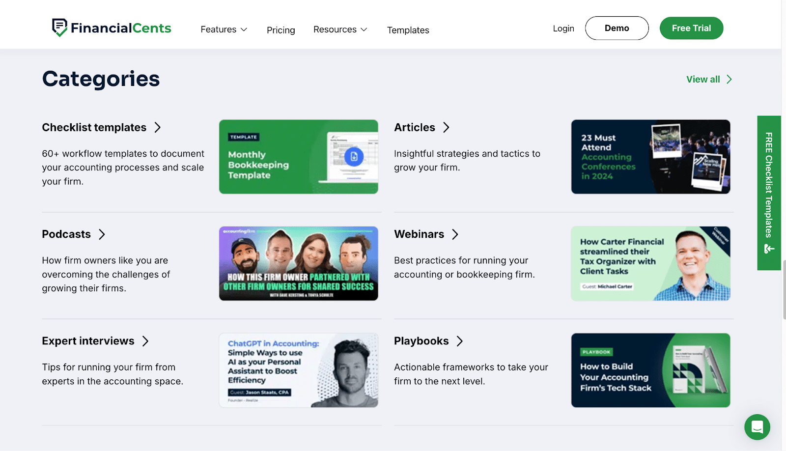 Financial Cents accounting practice management resource hub