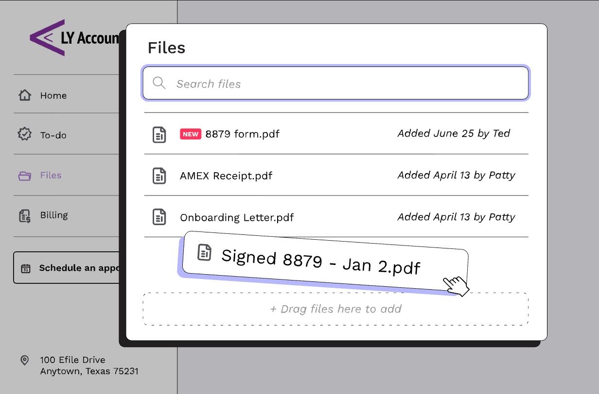 document management feature in canopy