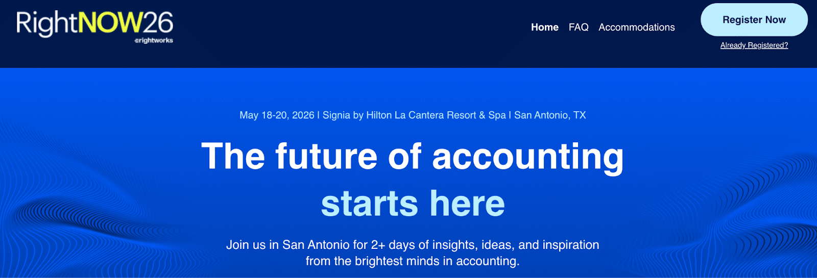 RightNow 26 conference