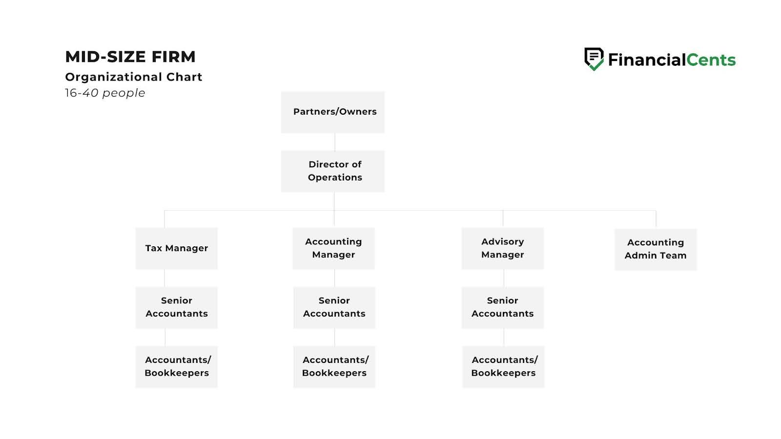 organizational structure for mid-sized accounting firms