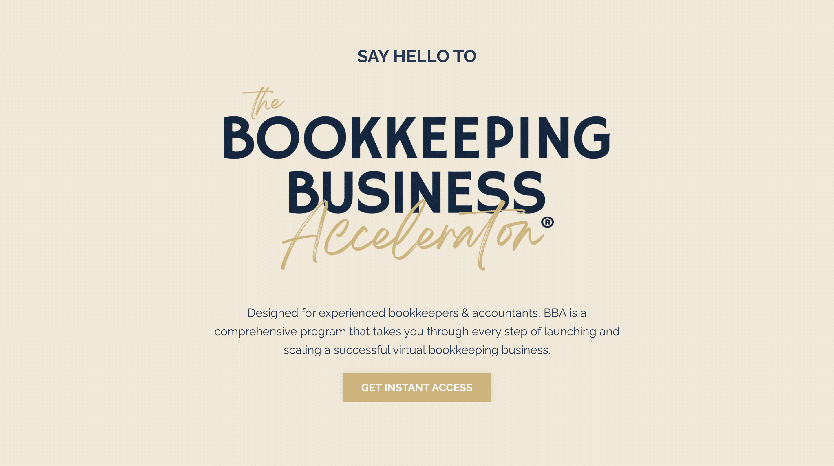 The Bookkeeping Business Accelerator course