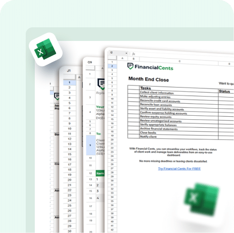 Bookkeeping Template Bundle cover