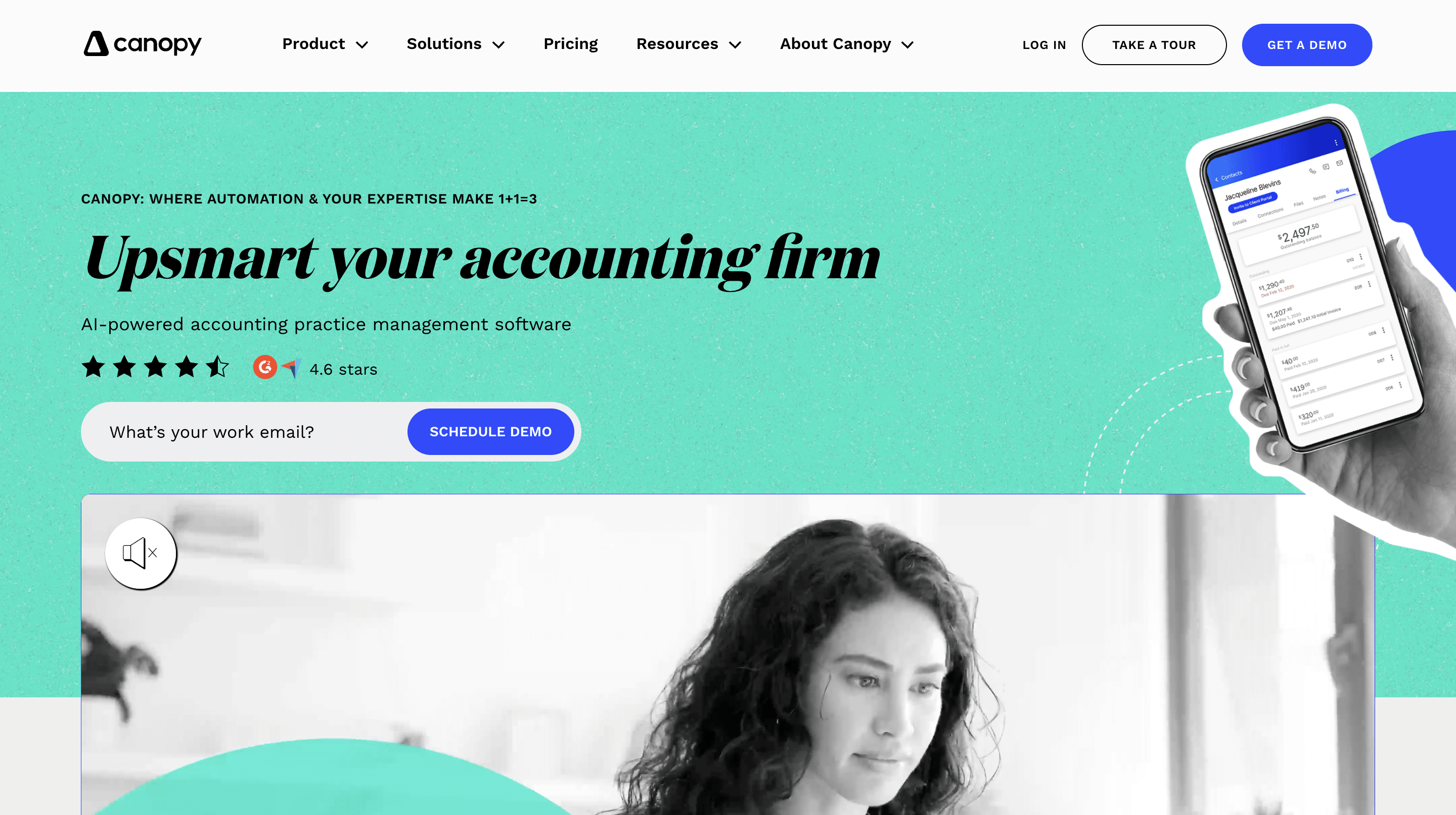 updated image of canopy's ai accounting practice system