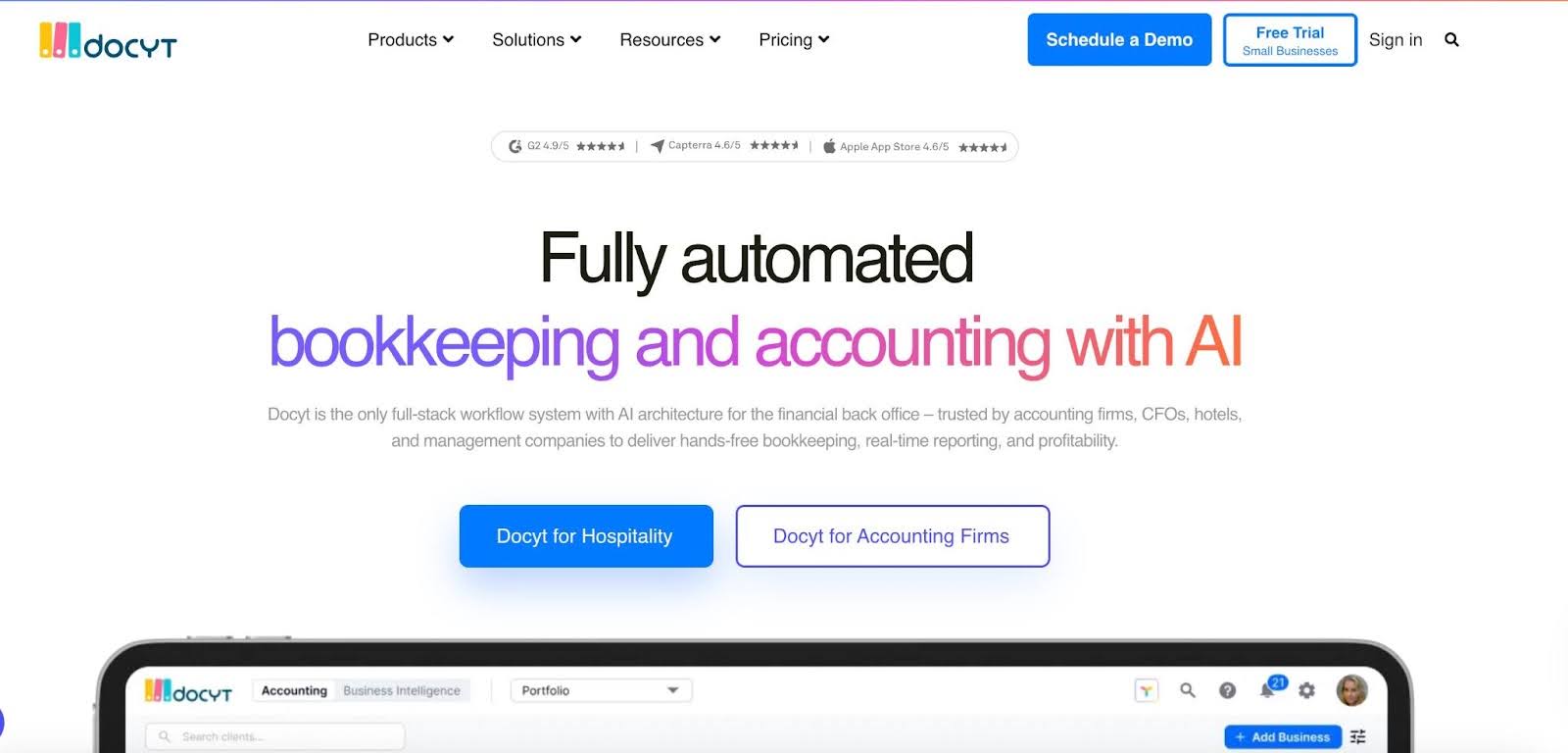 docyt accounting and bookkeeping AI software