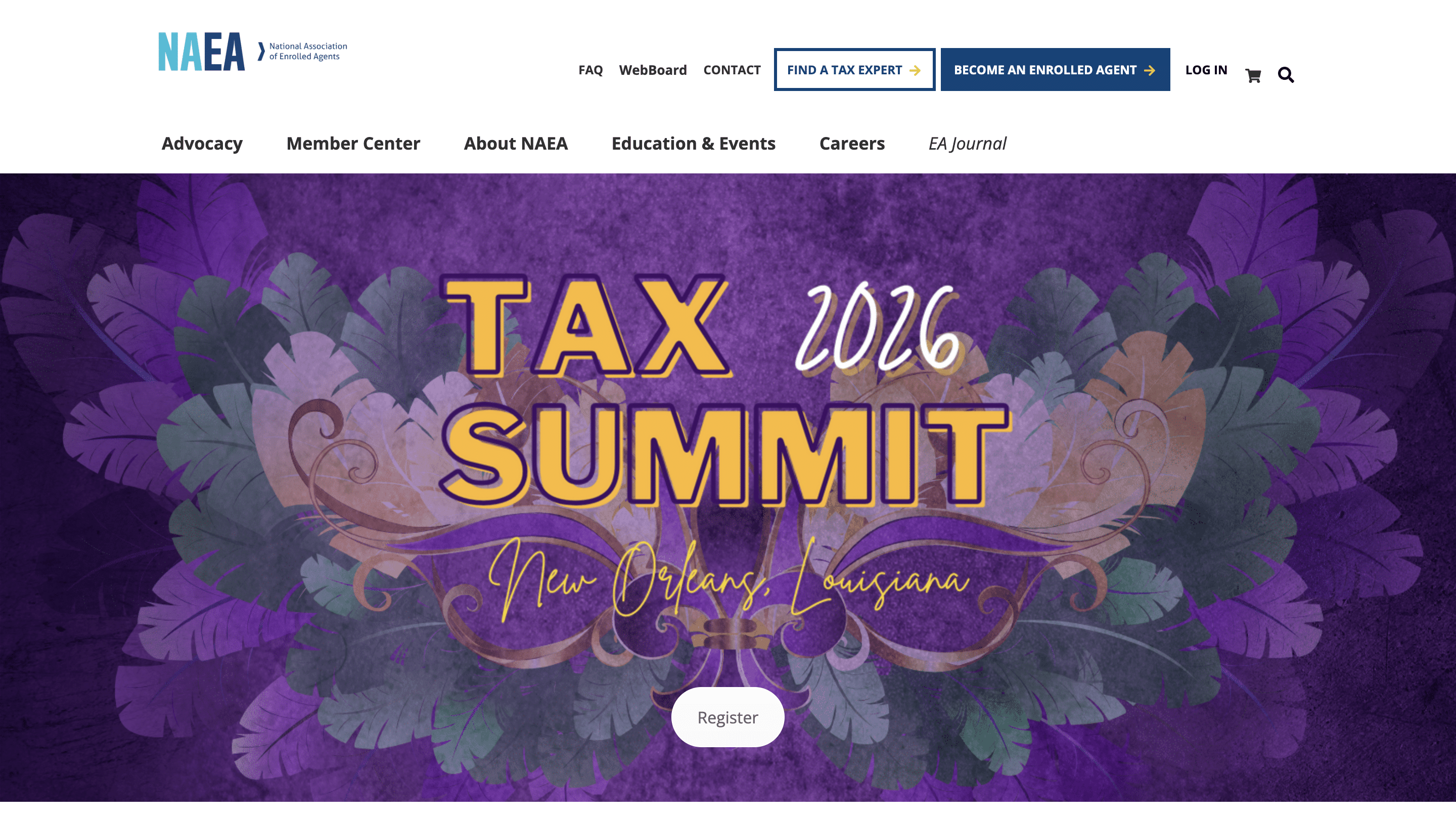 banner for NAEA 2026 Tax summit