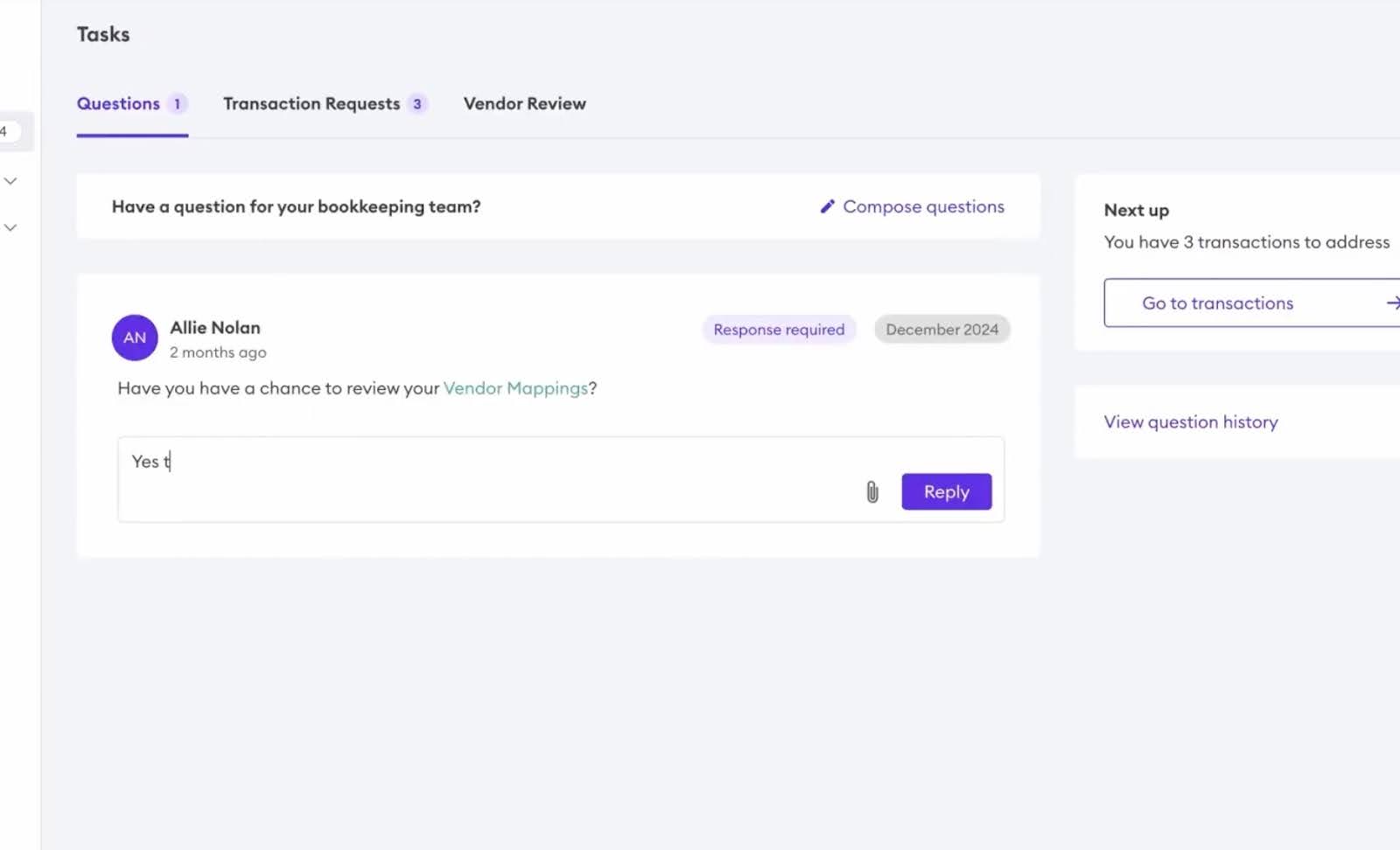 a dashboard for tasks in Pilot