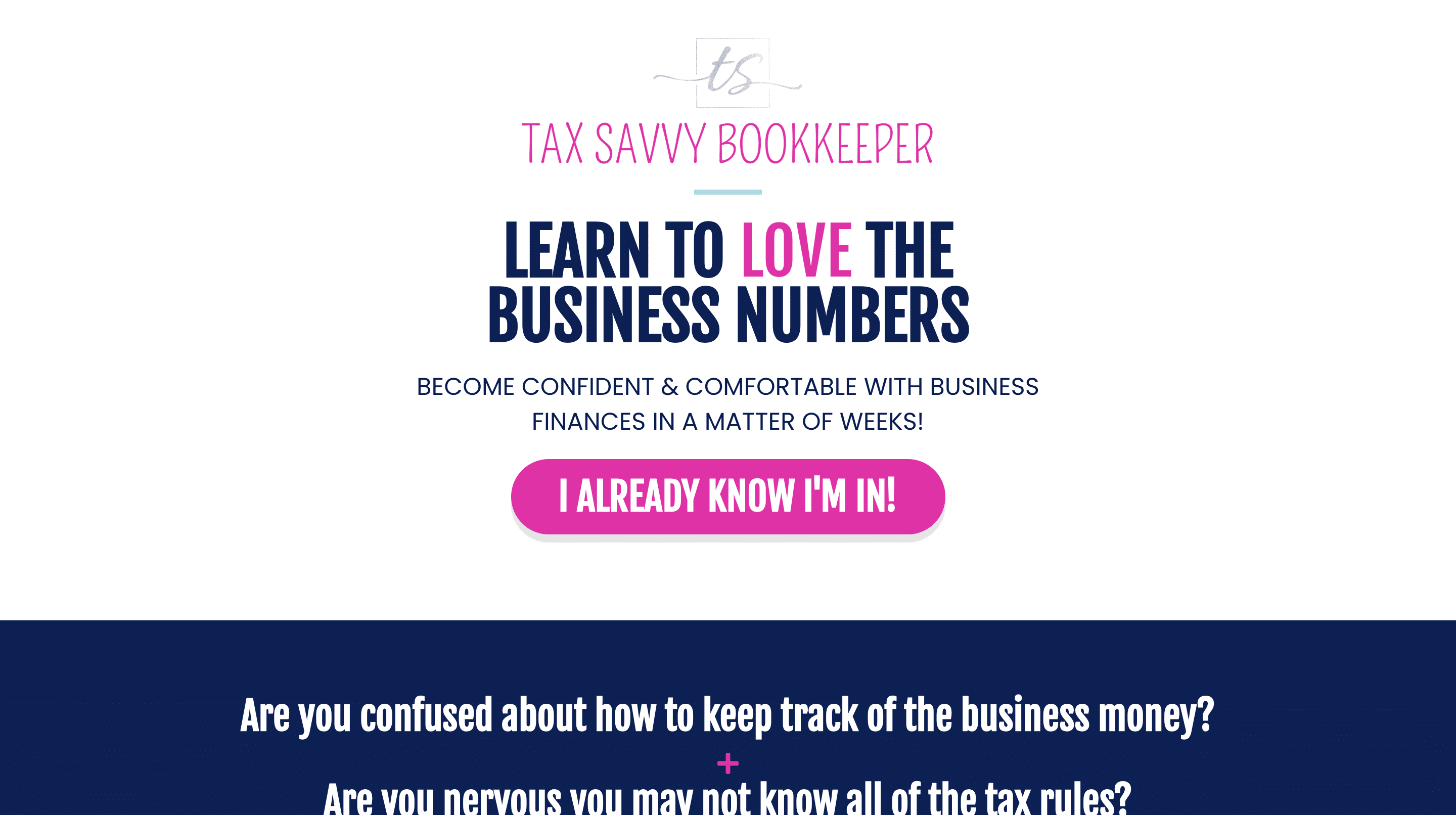 bookkeeping method by tax savvy pros - training