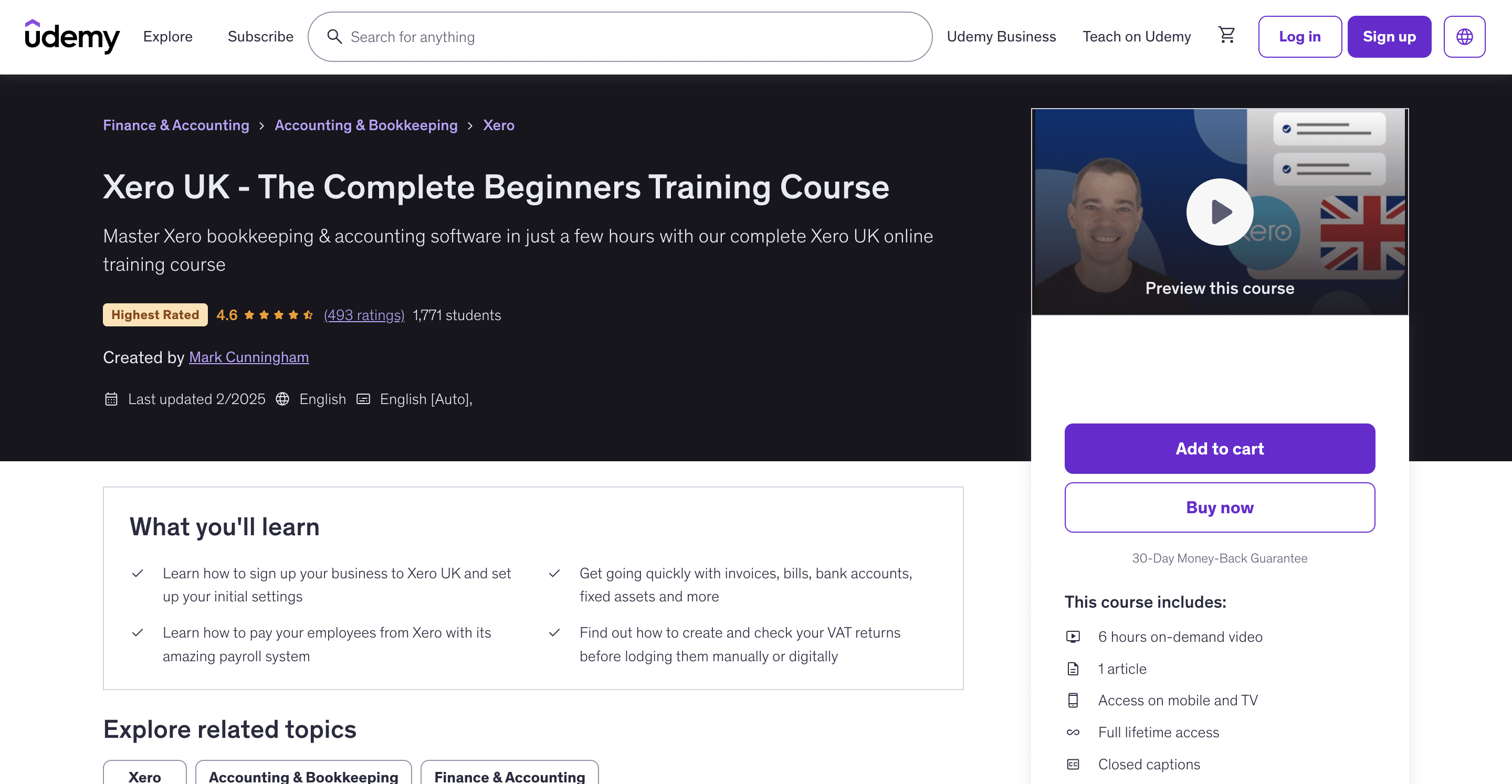 Xero UK - the complete beginners training course