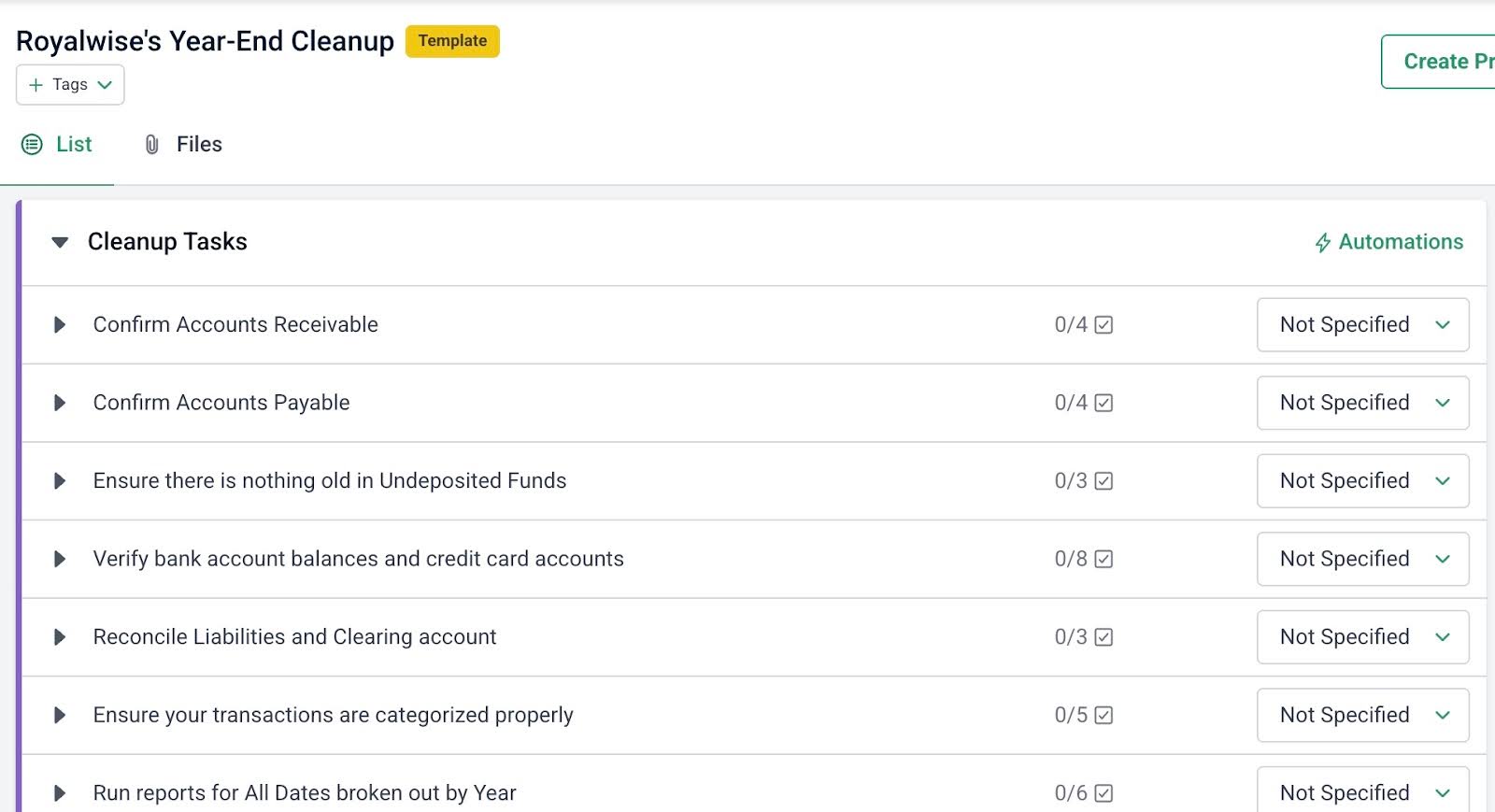 setting up workflow automation for bookkeeping tasks