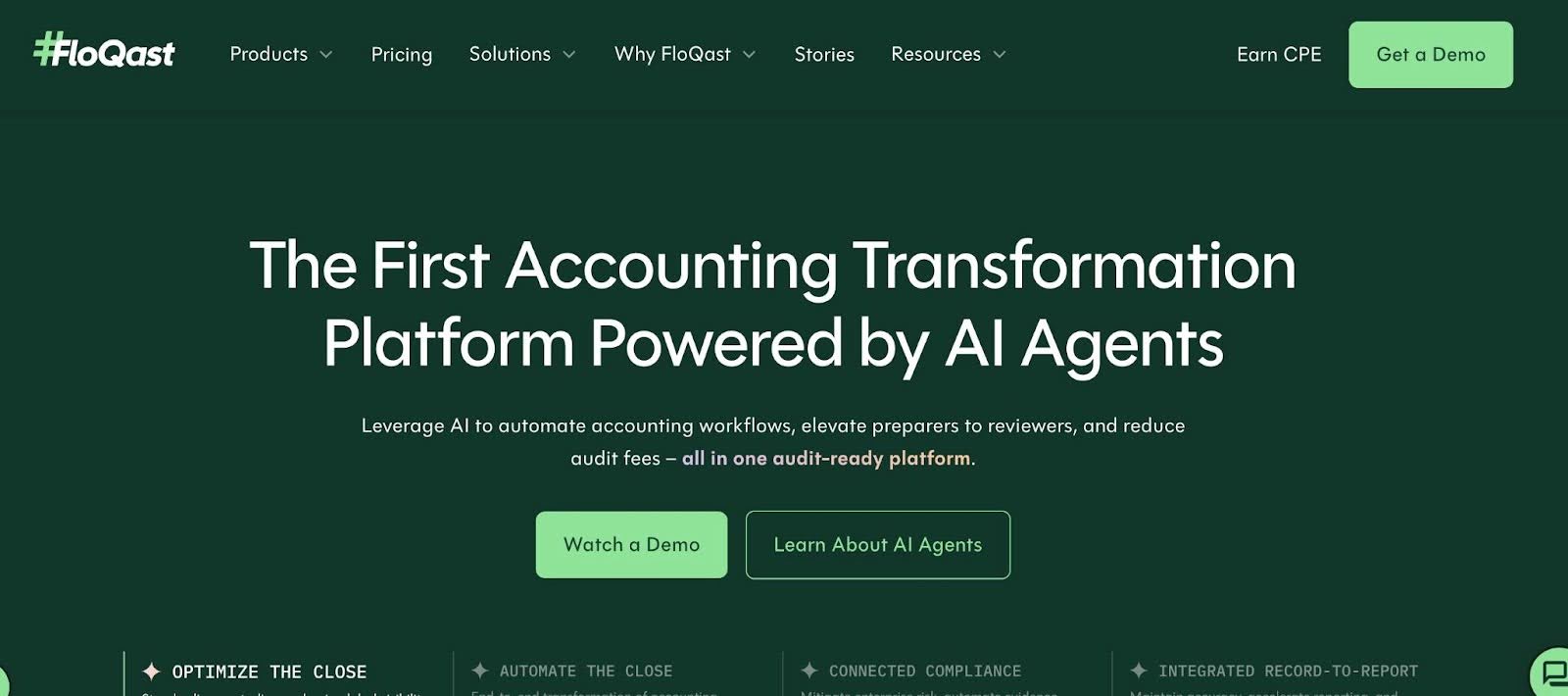 Floqast accounting transformation platform