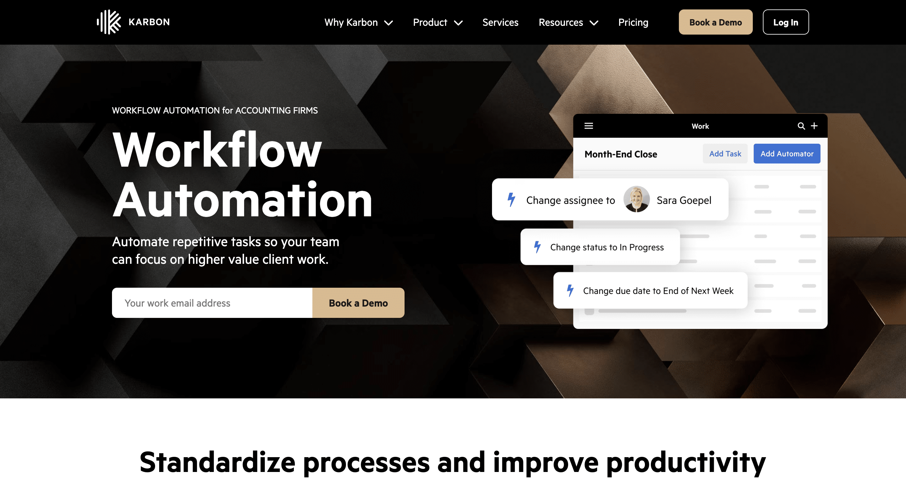 Karbon workflow automation for accounting firms