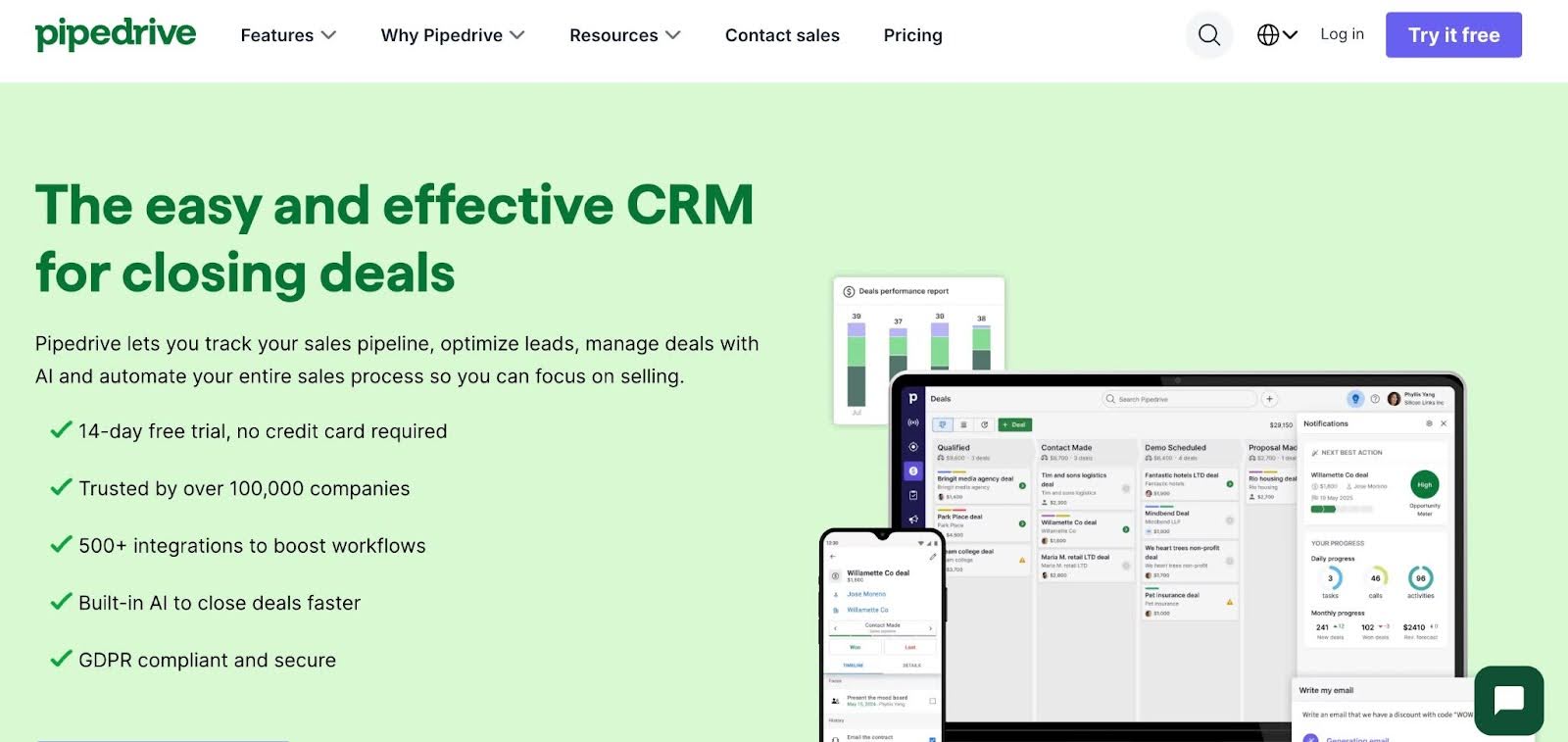 Pipedrive CRM