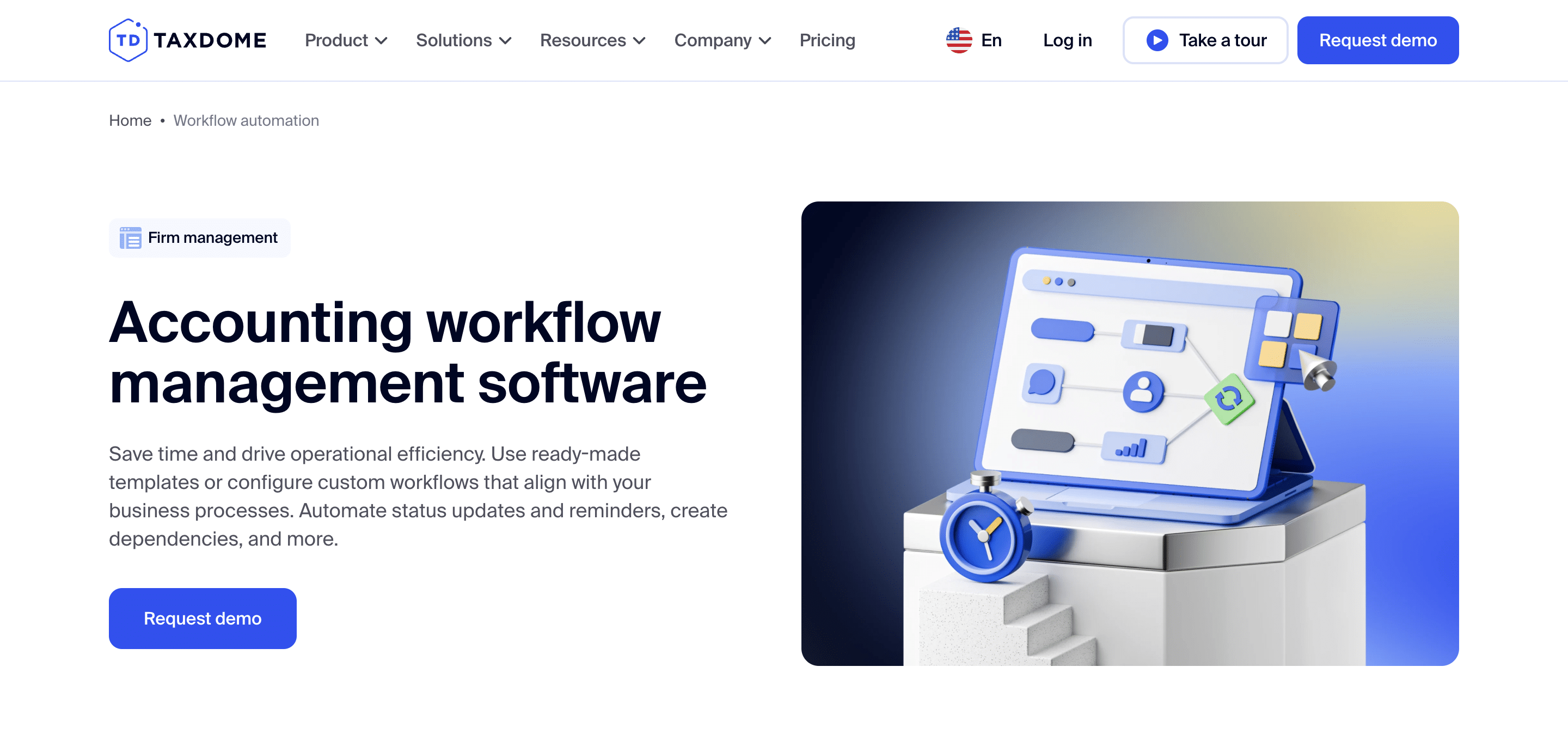 taxdome workflow management software