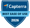 Capterra Best Ease of Use 2026 Badge