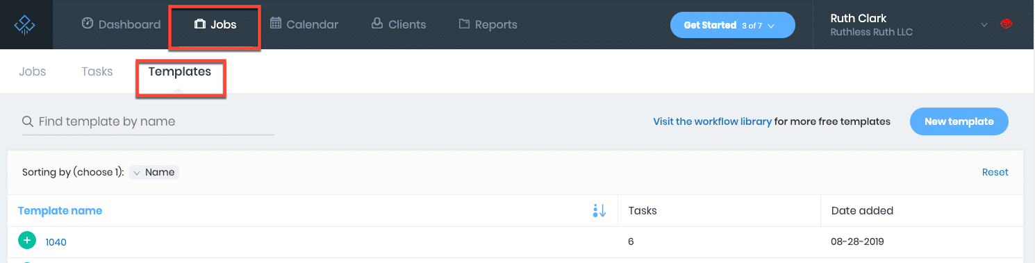 workflow templates inside Jetpack workflow