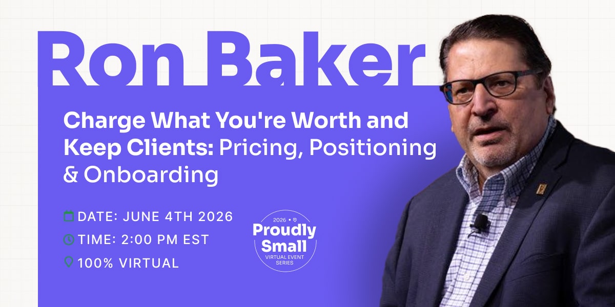 Charge What You’re Worth and Keep Clients: Pricing, Positioning & Onboarding