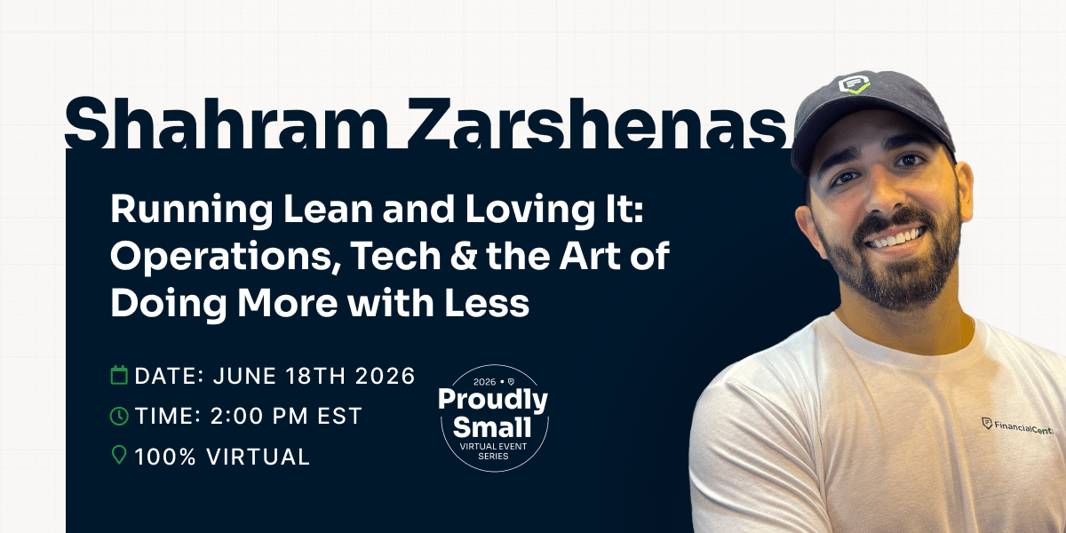 Running Lean and Loving It: Operations, Tech & the Art of Doing More with Less